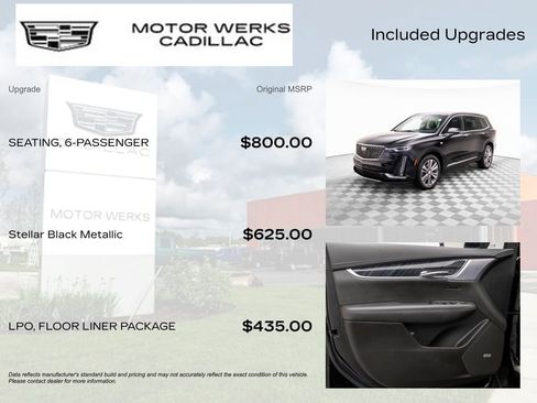 Certified 2024 Cadillac XT6 Premium Luxury w/ LPO, Floor Liner Package image 4