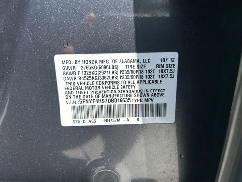 Used 2013 Honda Pilot Touring image 27