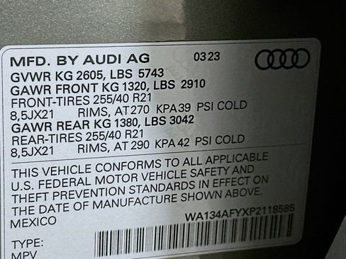 Used 2023 Audi SQ5 Prestige w/ Prestige Package image 24