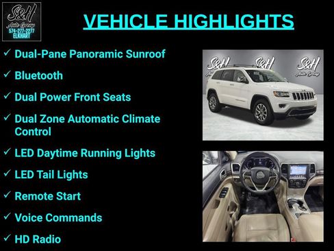 Used 2014 Jeep Grand Cherokee Limited w/ Luxury Group II AWD/4WD image 3