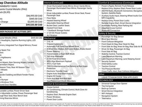 Used 2023 Jeep Cherokee Altitude Lux image 4