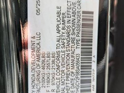 Certified 2025 Honda Accord Sport image 17