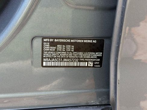 Used 2018 BMW 530i w/ Premium Package image 60