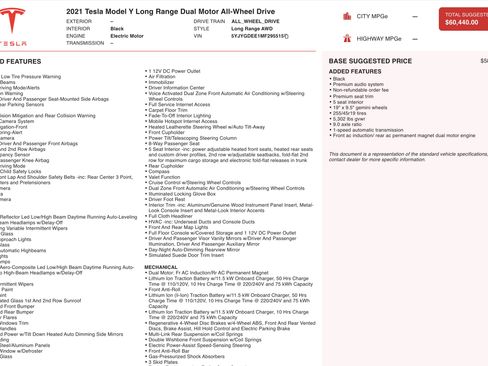 Used 2021 Tesla Model Y Long Range image 2