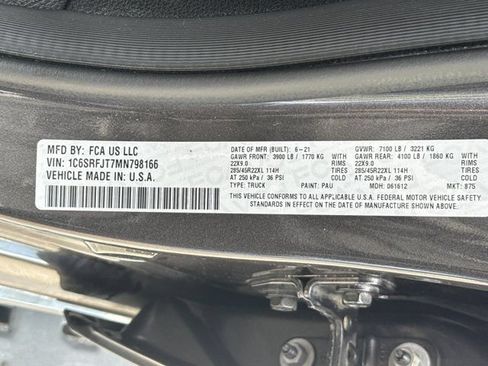 Used 2021 RAM 1500 Laramie AWD/4WD image 35