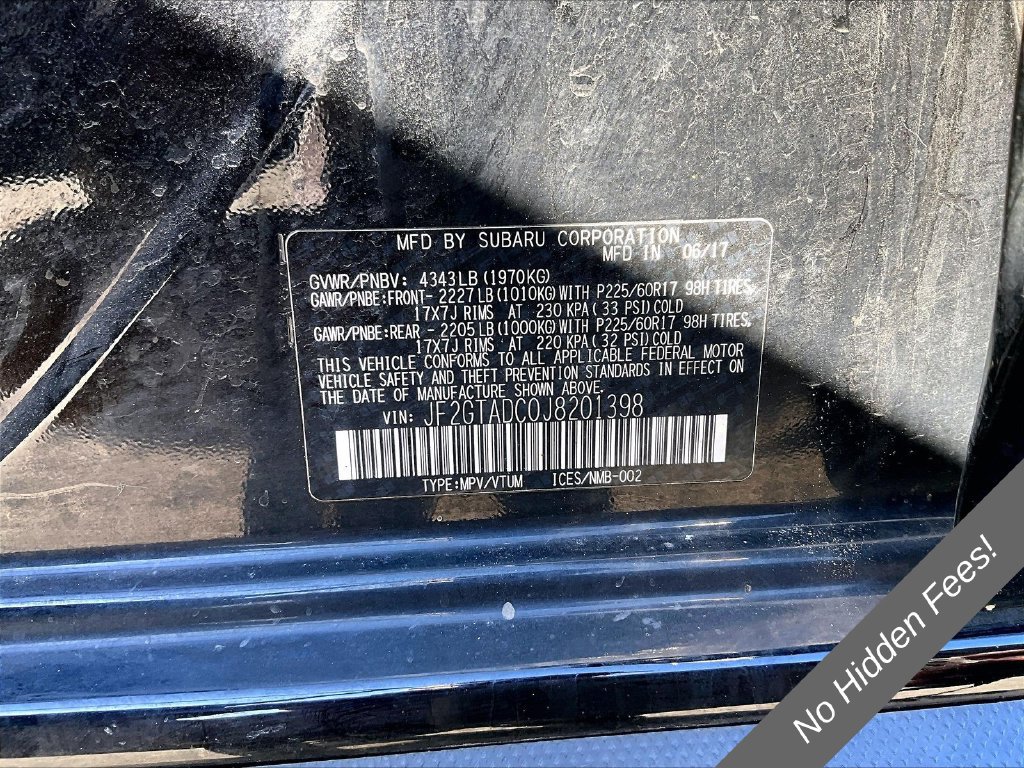 Used 2018 Subaru Crosstrek 2.0i Premium w/ Eyesight System AWD/4WD image 26