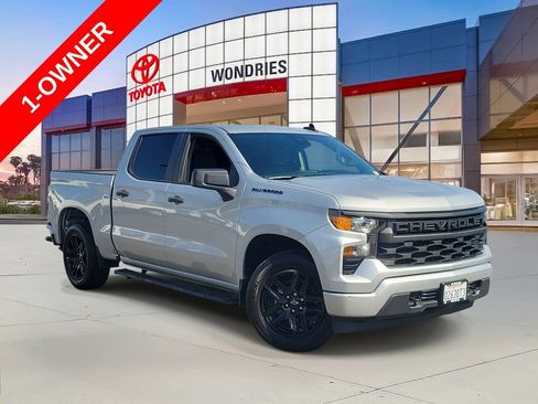 Used 2022 Chevrolet Silverado 1500 Custom w/ LPO, Dark Essentials Package RWD image 1