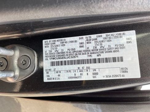 Used 2020 Ford Escape SE AWD/4WD image 27