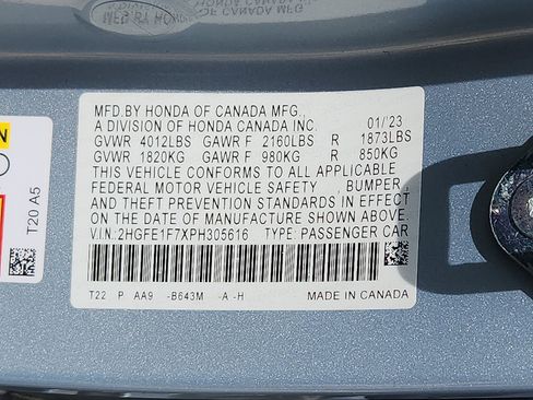 Used 2023 Honda Civic EX image 28