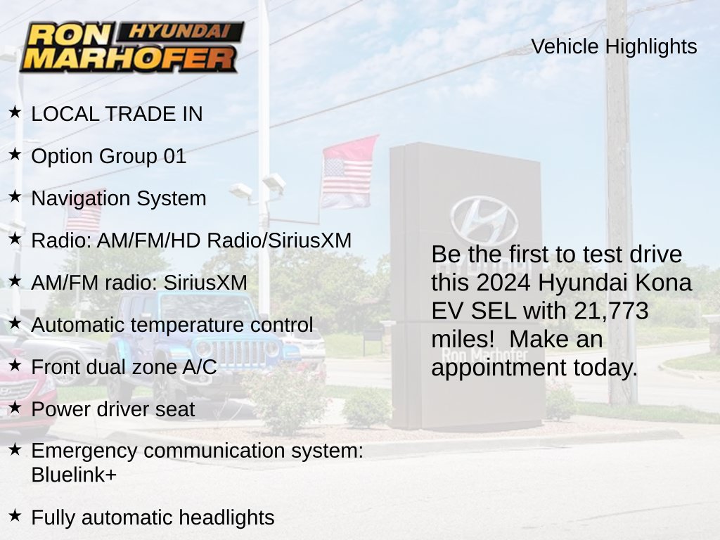 Used 2024 Hyundai Kona SEL FWD image 2