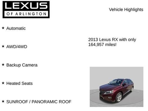 Used 2013 Lexus RX 350 AWD image 8