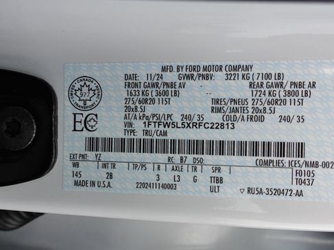 Used 2024 Ford F150 Lariat AWD/4WD image 21