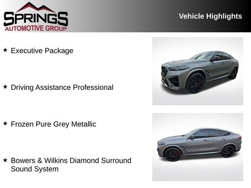 Used 2024 BMW X6 M Competition w/ Executive Package AWD/4WD image 2