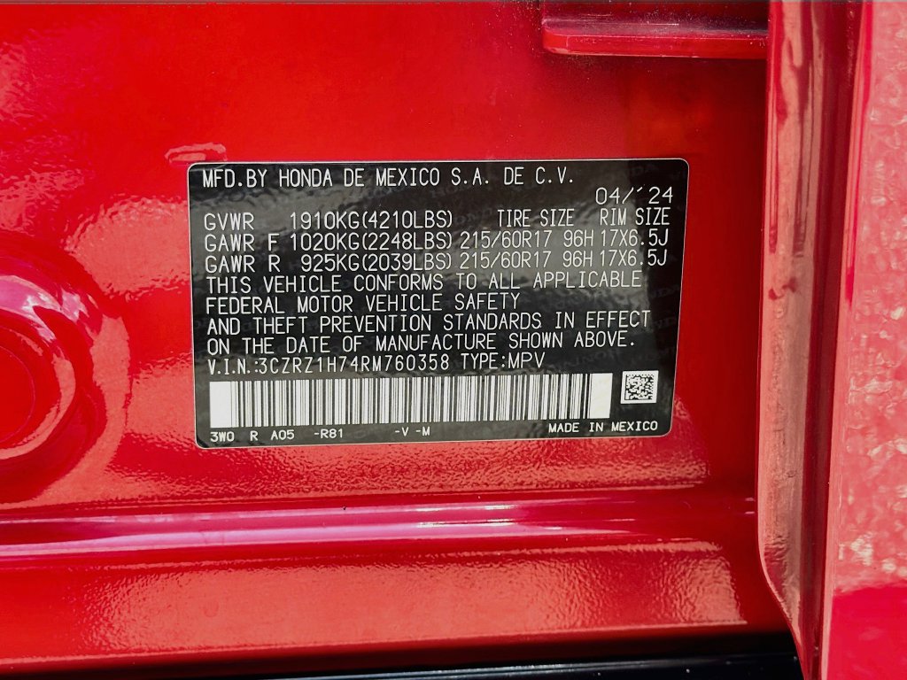 Certified 2024 Honda HR-V EX-L image 36