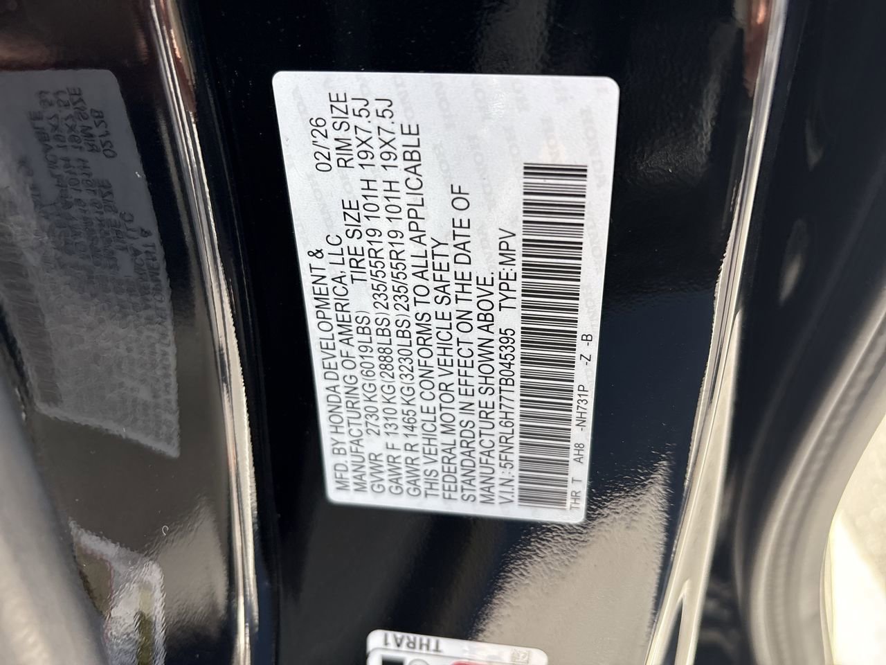 New 2026 Honda Odyssey Sport-L image 30