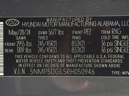Used 2024 Hyundai Santa Fe Calligraphy AWD/4WD image 29