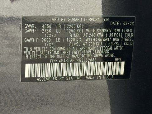 Used 2024 Subaru Outback Premium image 30