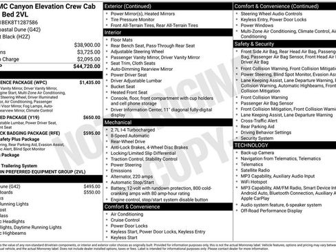 New 2026 GMC Canyon Elevation w/ Convenience Package RWD image 5