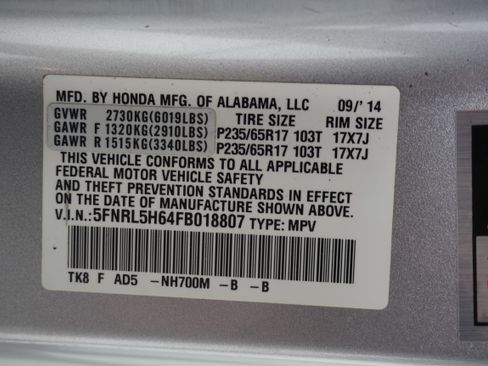Used 2015 Honda Odyssey EX-L image 34