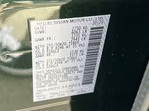 New 2026 INFINITI QX60 Autograph w/ Dark Cargo Package image 33