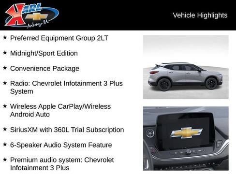 New 2026 Chevrolet Blazer LT w/ Convenience Package AWD/4WD image 3