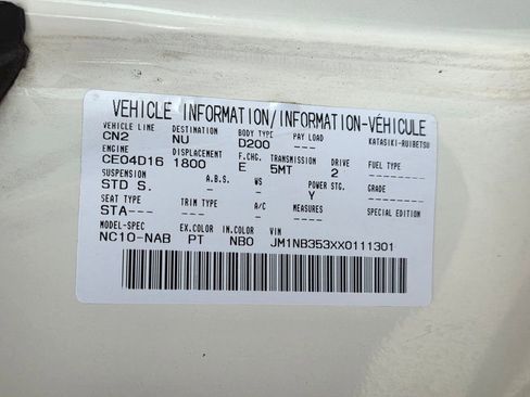 Used 1999 MAZDA MX-5 Miata image 55