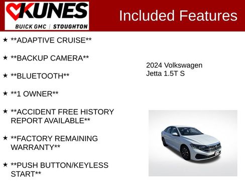 Used 2024 Volkswagen Jetta S image 2