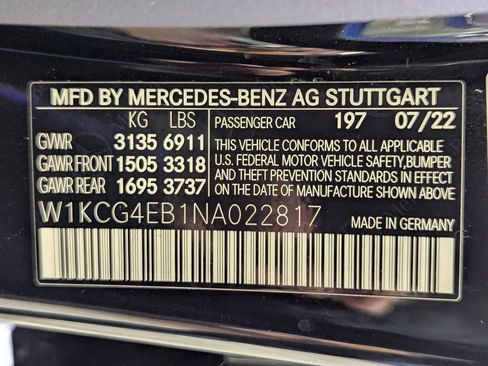 Used 2022 Mercedes-Benz EQS 580 4MATIC Sedan image 59