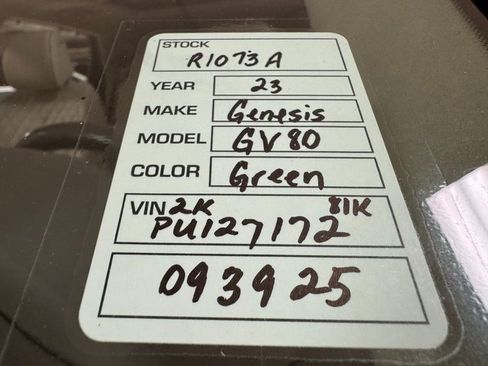Used 2023 Genesis GV80 3.5T w/ Prestige Package image 29