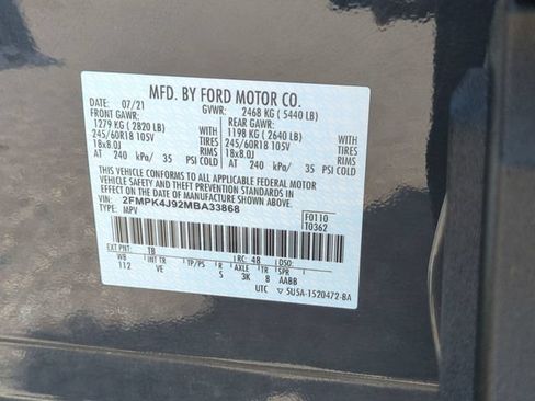 Used 2021 Ford Edge SEL w/ Convenience Package AWD/4WD image 22