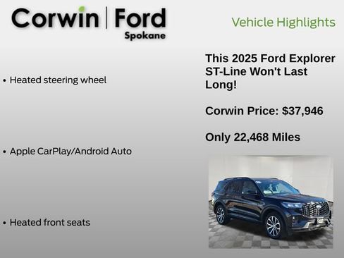 Used 2025 Ford Explorer ST-Line image 13
