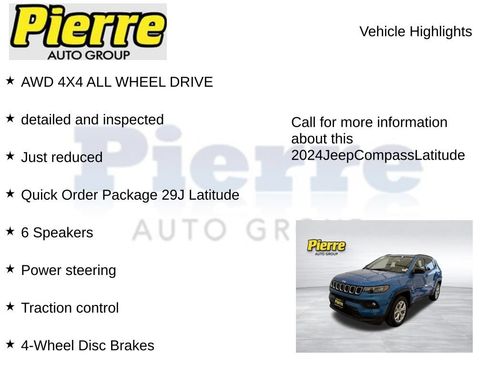 Used 2024 Jeep Compass Latitude AWD/4WD image 7