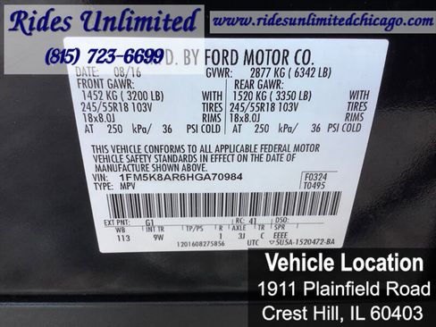 Used 2017 Ford Explorer 4WD Police Interceptor image 19