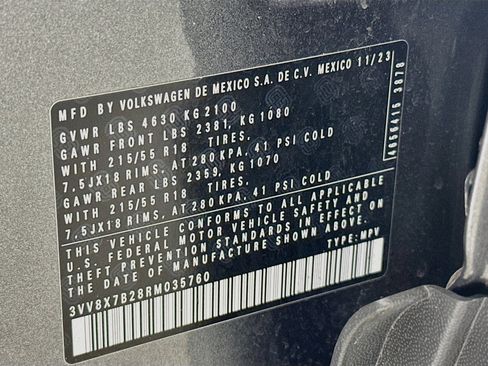 Used 2024 Volkswagen Taos S AWD/4WD image 30