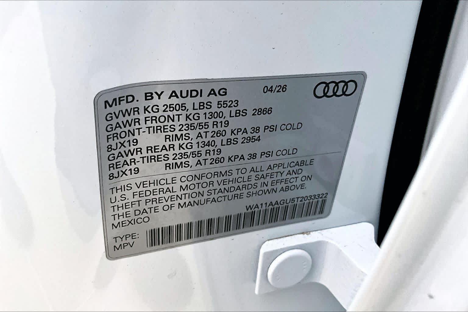 New 2026 Audi Q5 Premium w/ Convenience Package AWD/4WD image 17
