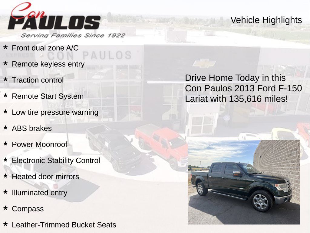 Used 2013 Ford F150 Lariat w/ Luxury Equipment Group AWD/4WD image 7