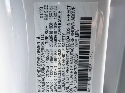 Certified 2023 Honda CR-V EX-L image 17