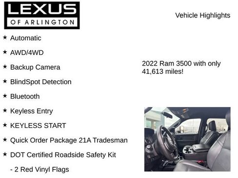 Used 2022 RAM 3500 Tradesman image 8