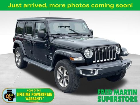 Used 2020 Jeep Wrangler Unlimited Sahara AWD/4WD image 1