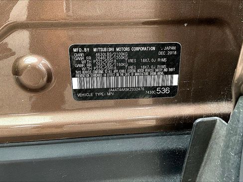 Used 2019 Mitsubishi Eclipse Cross 4d SUV AWC LE image 30