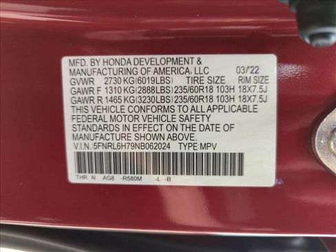 Used 2022 Honda Odyssey EX-L image 26