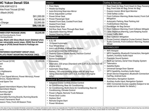 Used 2025 GMC Yukon Denali w/ Sun & Power Step Package AWD/4WD image 38