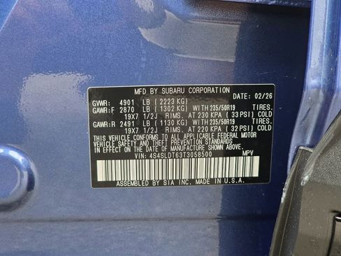 New 2026 Subaru Forester Touring AWD/4WD image 33
