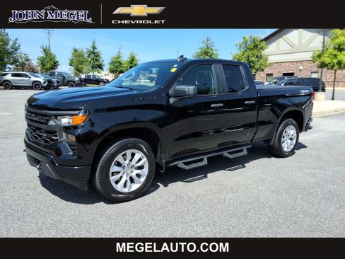 Certified 2024 Chevrolet Silverado 1500 Custom w/ LPO, Dark Essentials Package AWD/4WD image 1