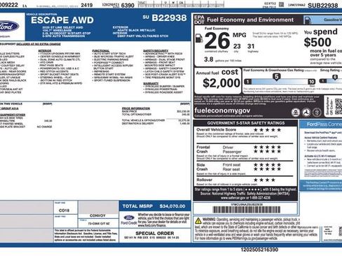Used 2025 Ford Escape ST-Line Select AWD/4WD image 5