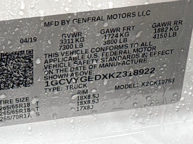 Used 2019 Chevrolet Silverado 1500 LTZ AWD/4WD image 21