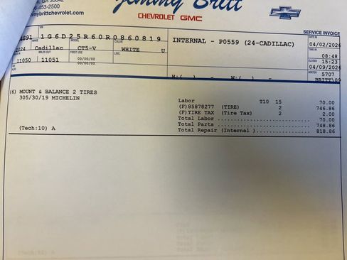 Used 2024 Cadillac CT5 V Blackwing w/ Parking Package RWD image 19