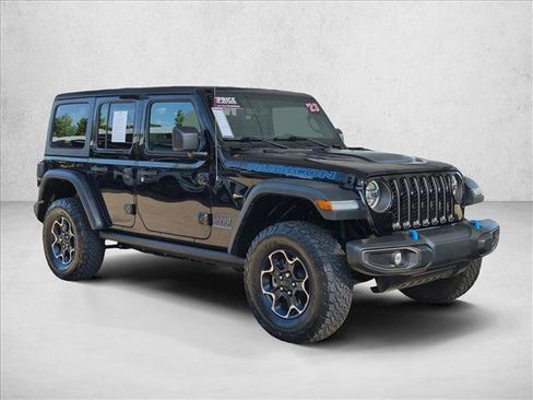 Used 2023 Jeep Wrangler Unlimited Rubicon 4xe w/ Cold Weather Group AWD/4WD image 3