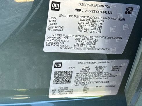 New 2026 Chevrolet Silverado 2500 ZR2 w/ ZR2 Bison Edition image 28