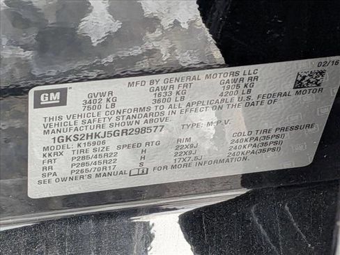 Used 2016 GMC Yukon XL Denali w/ Open Road Package image 15